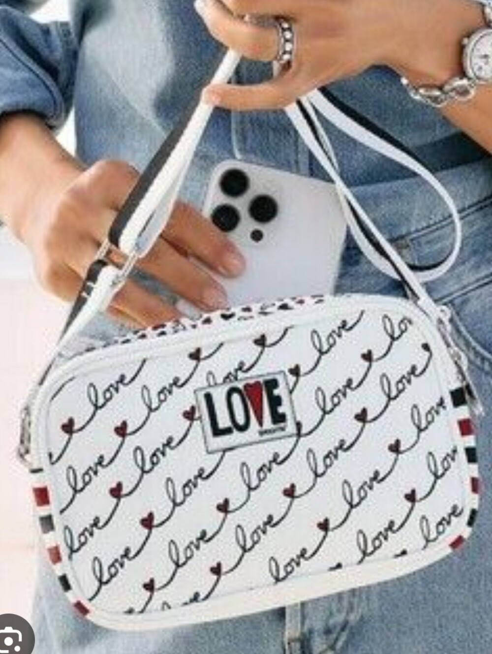 Brighton Love Scroll Crossbody Bag NWOT